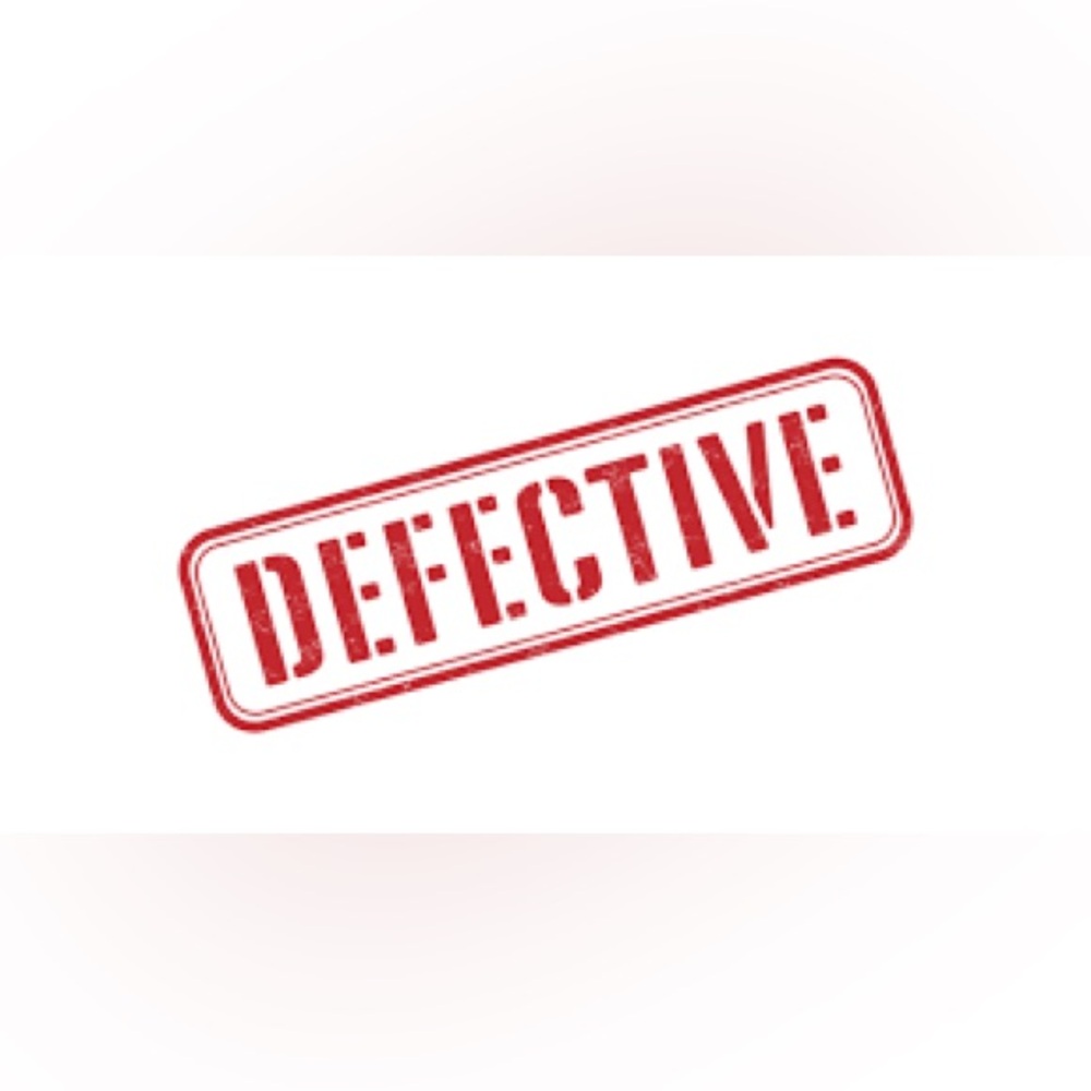 Defective item sold at a lower price